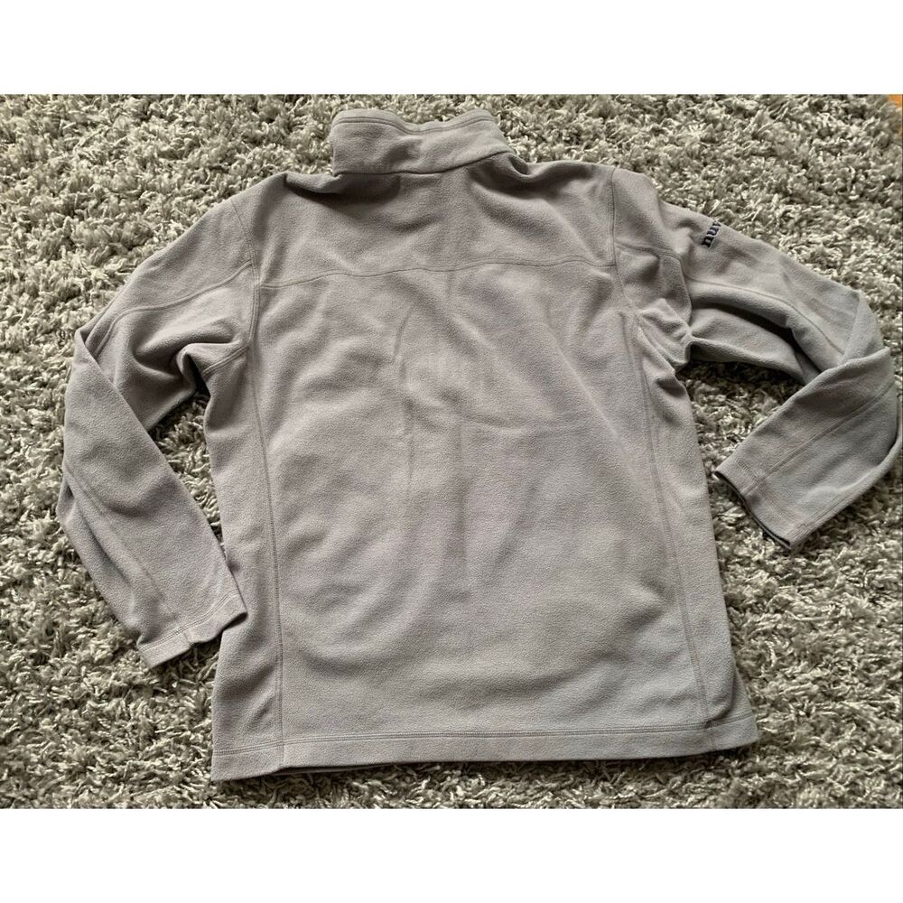 Patagonia Micro D Pullover 1/4 zip Grey Fleece SWEATER JACKET Men's sz L - Picture 6 of 6